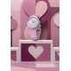 Maurice Lacroix 1975 Quartz ∅33 mm - 10 ATM, Esfera nácar rosa, correa de piel rosa