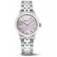 Maurice Lacroix 1975 Quartz ∅33 mm - 10 ATM, Esfera nácar rosa, brazalete de acero