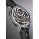 Maurice Lacroix 1975 Master Skeleton ∅43 mm - 5 ATM, Esfera gris, correa de piel negra
