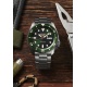 Seiko 5 Sports Automático ∅42,5 mm - 10 ATM, Esfera verde indices dorados, brazalete de acero, bisel verde