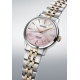 Seiko Presage Cocktail Sakura Aviation LTD Ed ∅34 mm - 5 ATM, Esfera rosa indices, brazalete de acero, oro rosa