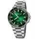 Oris Aquis Date Calibre 400 ∅43,5 mm - 30 ATM, Esfera verde, brazalete de acero