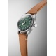 Oris Big Crown Cervo Volante ∅38 mm - 5 ATM, Esfera verde, correa de piel