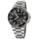 Oris Aquis Date ∅43,5 mm - 30 ATM, Esfera negra, brazalete de acero