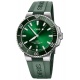 Oris Aquis Date ∅41,5 mm - 30 ATM, Esfera verde, correa de caucho verde