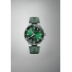Oris Aquis Date ∅41,5 mm - 30 ATM, Esfera verde, correa de caucho verde
