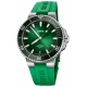 Oris Aquis Date Calibre 400 ∅43,5 mm - 30 ATM, Esfera verde, correa de caucho verde