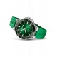 Oris Aquis Date Calibre 400 ∅43,5 mm - 30 ATM, Esfera verde, correa de caucho verde