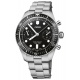 Oris Divers Sixty‑Five Chronograph ∅40 mm - 10 ATM, Esfera negra, brazalete de acero