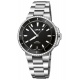 Oris Aquis Date ∅36,5 mm - 30 ATM, Esfera negra, brazalete de acero