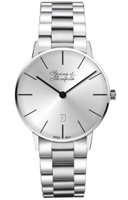 SPRING ST & THOMPSON - 100 M - ∅40 MM ESFERA PLATEADA BRAZALETE DE ACERO