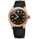 Oris Divers Sixty‑Five Date ∅38 mm - 10 ATM, Esfera negra, correa de caucho negra