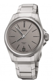 Oris ProPilot X Calibre 400 ∅39 mm - 10 ATM, Esfera gris, brazalete de titanio