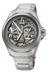 Oris ProPilot X Calibre 115 ∅44 mm - 10 ATM, Esfera gris, brazalete de titanio