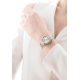 Baume & Mercier Riviera 10810 Cuarzo ∅33 mm - 5 ATM, Esfera plateada, brazalete de acero