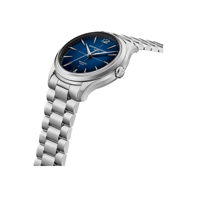 Baume & Mercier Clifton 10792 Automático ∅39 mm - 5 ATM, Esfera azul, brazalete de acero