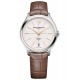 Baume & Mercier Clifton 10831 Automático ∅34 mm - 5 ATM, Esfera blanco roto, correa marrón