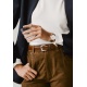 Baume & Mercier Clifton 10831 Automático ∅34 mm - 5 ATM, Esfera blanco roto, correa marrón