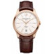 Baume & Mercier Clifton 10802 Automático ∅39 mm - 5 ATM, Esfera blanco roto, correa marrón, caja oro rosa 18kt