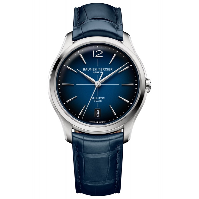 Baume & Mercier Clifton 10771 Automático ∅39 mm - 5 ATM, Esfera azul, correa azul