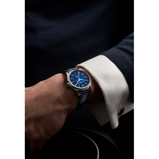Baume & Mercier Clifton 10771 Automático ∅39 mm - 5 ATM, Esfera azul, correa azul