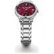 Baume & Mercier Classima 10691 Automático ∅34 mm - 5 ATM, Esfera burdeos, brazalete de acero
