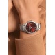 Baume & Mercier Classima 10691 Automático ∅34 mm - 5 ATM, Esfera burdeos, brazalete de acero