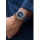 Baume & Mercier Riviera 10659 Automático GMT ∅42 mm - 10 ATM, Esfera azul, correa de caucho azul