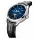 Baume & Mercier Clifton 10593 Automático Con día y Fase Lunar ∅42 mm - 5 ATM, Esfera azul, correa negra
