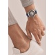 Baume & Mercier Clifton 10548 Automático Con día, fecha y Fase Lunar ∅42 mm - 5 ATM, Esfera gris, correa azul