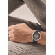 Baume & Mercier Clifton 10548 Automático Con día, fecha y Fase Lunar ∅42 mm - 5 ATM, Esfera gris, correa azul