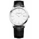 Baume & Mercier Classima 10323 Cuarzo ∅40 mm - 5 ATM, Esfera blanca, correa negra
