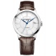 Baume & Mercier Classima 10214 Automático ∅40 mm - 5 ATM, Esfera plateada, correa marrón