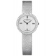 Joia de Baume & Mercier 10850 Cuarzo ∅28 mm - 5 ATM, Esfera plateada, brazalete de acero