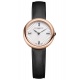 Joia de Baume & Mercier 10849 Cuarzo ∅28 mm - 5 ATM, Esfera plateada, correa negra