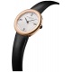 Joia de Baume & Mercier 10849 Cuarzo ∅28 mm - 5 ATM, Esfera plateada, correa negra