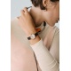 Joia de Baume & Mercier 10849 Cuarzo ∅28 mm - 5 ATM, Esfera plateada, correa negra