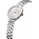 Joia de Baume & Mercier 10848 Cuarzo ∅28 mm - 5 ATM, Esfera plateada, brazalete de acero