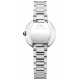 Joia de Baume & Mercier 10848 Cuarzo ∅28 mm - 5 ATM, Esfera plateada, brazalete de acero