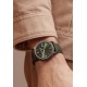 Baume & Mercier Classima ∅42 mm - 3 ATM, Esfera verde, correa de tejido