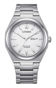 Citizen Super Titanium AW0130 - 10 ATM, brazalete de super titanium