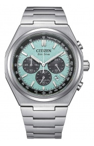 Citizen Chrono Super Titanium 4610 ∅42,5 mm - 10 ATM, Esfera verde, brazalete de super titanium