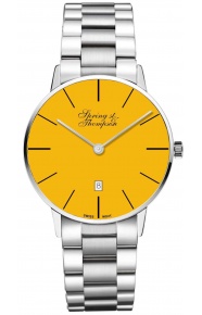 SPRING ST & THOMPSON - 100 M - ∅40 MM ESFERA AMARILLO COBRA BRAZALETE DE ACERO