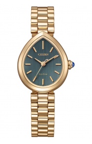 Citizen Lady ∅26,2 mm - 5 ATM, Esfera verde, brazalete de acero