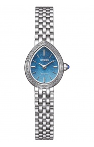 Citizen Lady Diamonds Limited Edition ∅19,7 mm - 5 ATM, Esfera azul, brazalete de acero