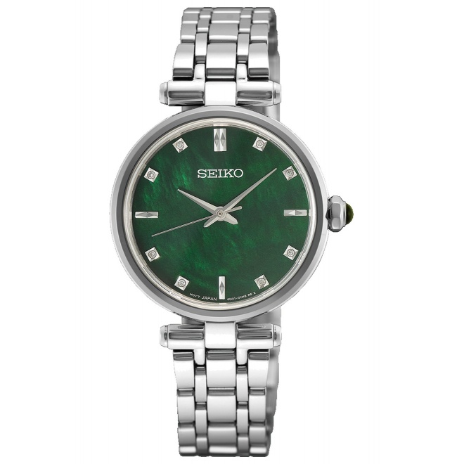 Seiko ∅29 mm - 5 ATM, Esfera nácar verde - HGH006P1
