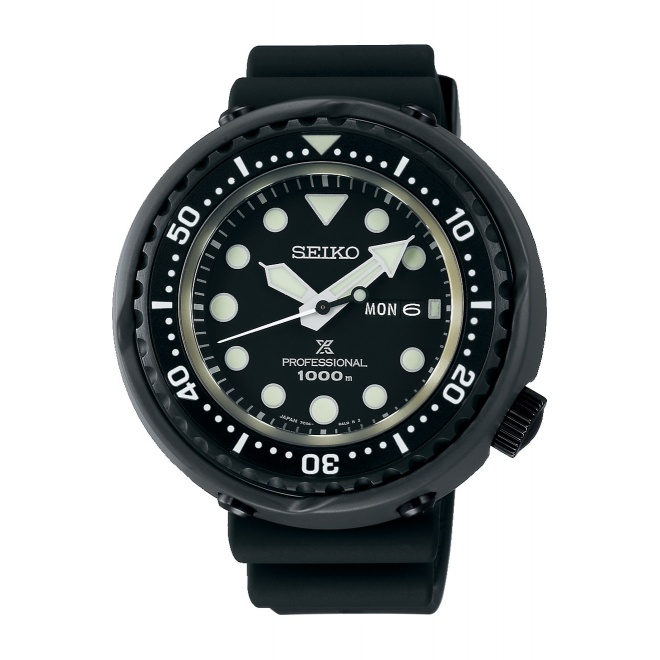 Seiko Prospex Mar ∅49,4 mm - 100 ATM, correa de silicona