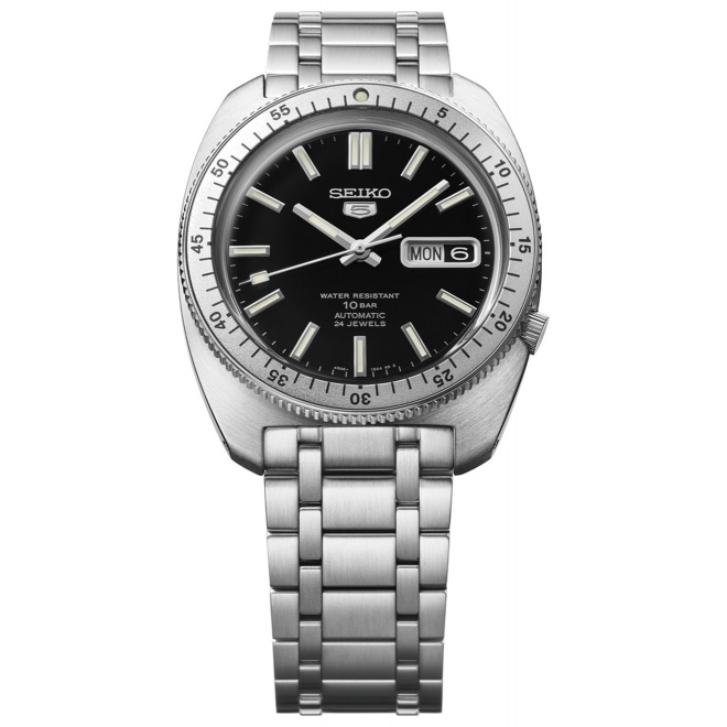 Seiko 5 Sports SKX series Heritage Design Re-creation Limited Edition ∅38,2 mm - 10 ATM, Esfera negra - SRPL93K1