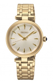 Seiko ∅30 mm - 5 ATM, Esfera champán - SRZ554P1