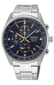 Seiko ∅41,5 mm - 10 ATM, Esfera azul - SSB377P1
